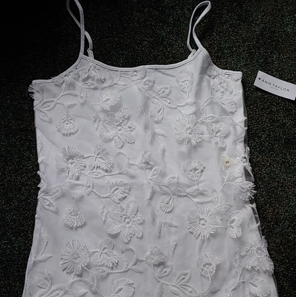 laced flower top WOMENS XS